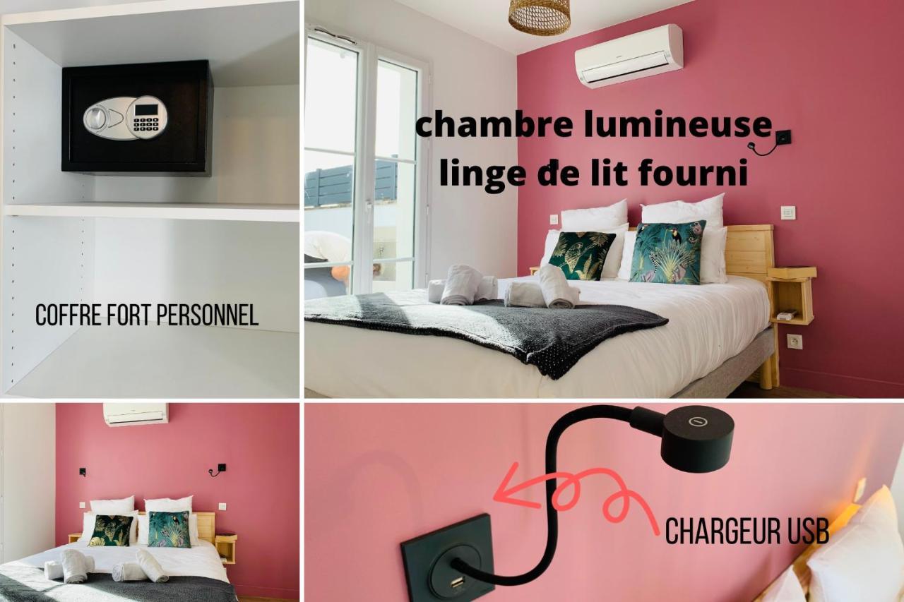 Le Mousse Maison Avec Piscine/Parking/Wifi/Plages 5Kms Ле-Мат Экстерьер фото