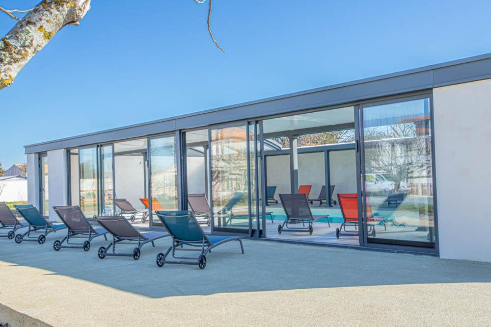 Le Mousse Maison Avec Piscine/Parking/Wifi/Plages 5Kms Ле-Мат Экстерьер фото