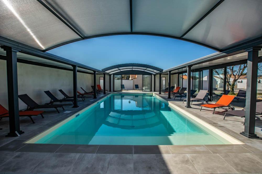 Le Mousse Maison Avec Piscine/Parking/Wifi/Plages 5Kms Ле-Мат Экстерьер фото