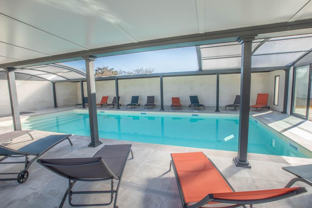 Le Mousse Maison Avec Piscine/Parking/Wifi/Plages 5Kms Ле-Мат Экстерьер фото